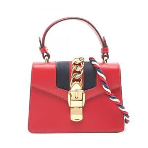 GUCCI Red Leather Bag